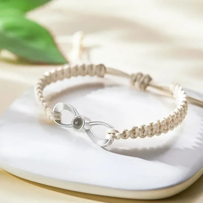 Pulsera Infinito De Proyección con Foto