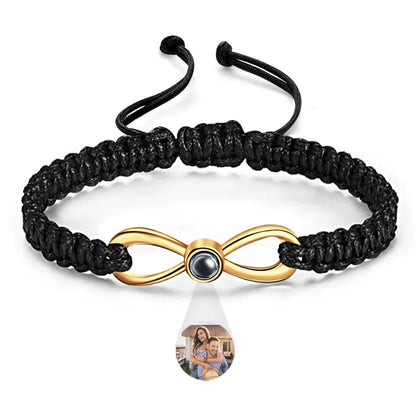 Pulsera Infinito De Proyección con Foto