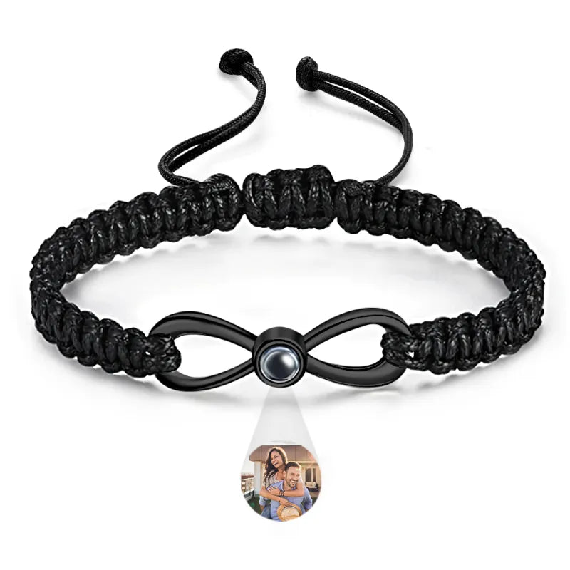 Pulsera Infinito De Proyección con Foto