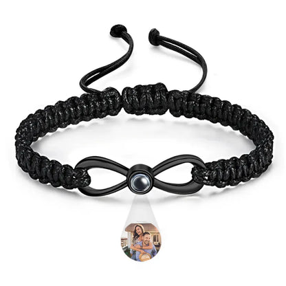 Pulsera Infinito De Proyección con Foto