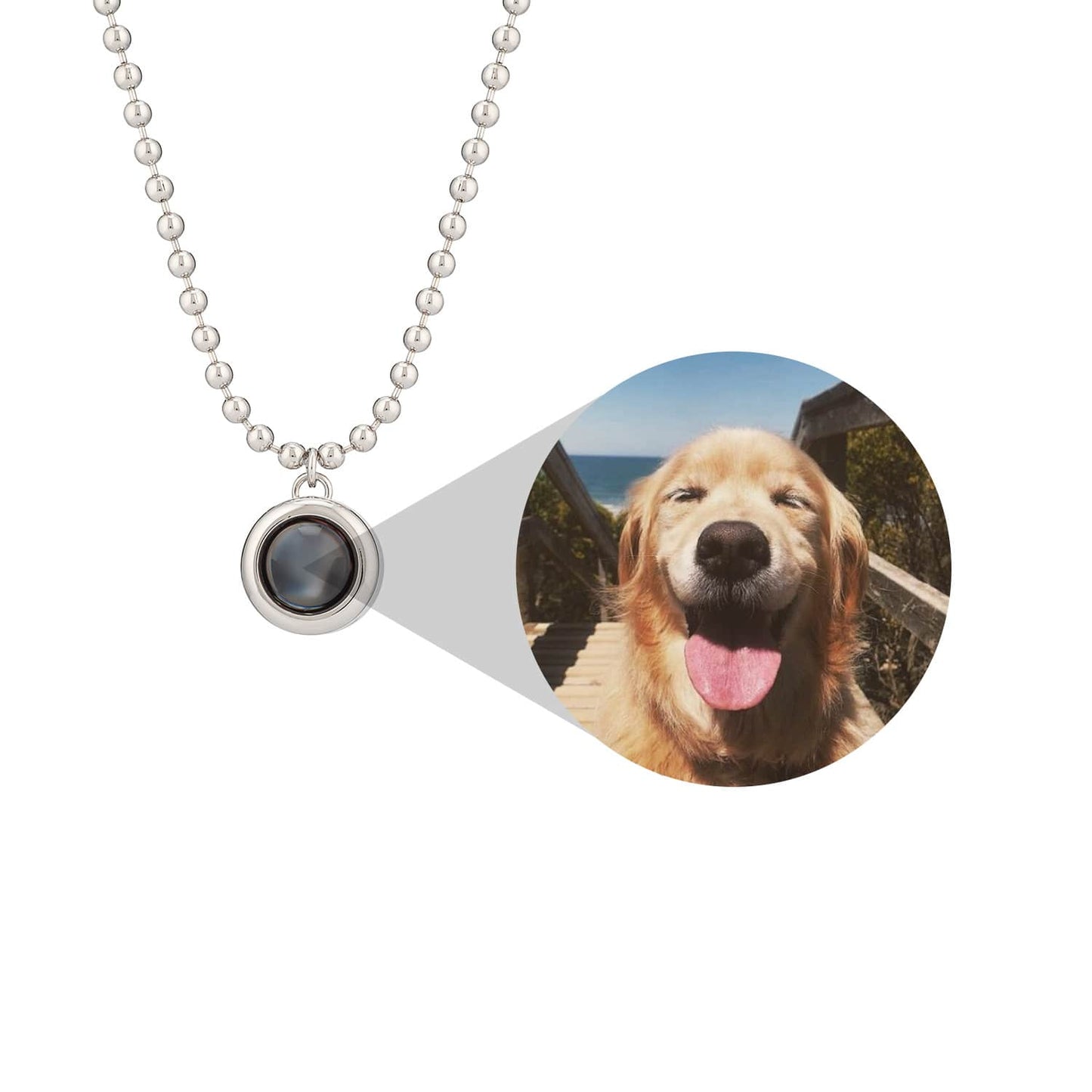Collar cadena con Foto Personalizada