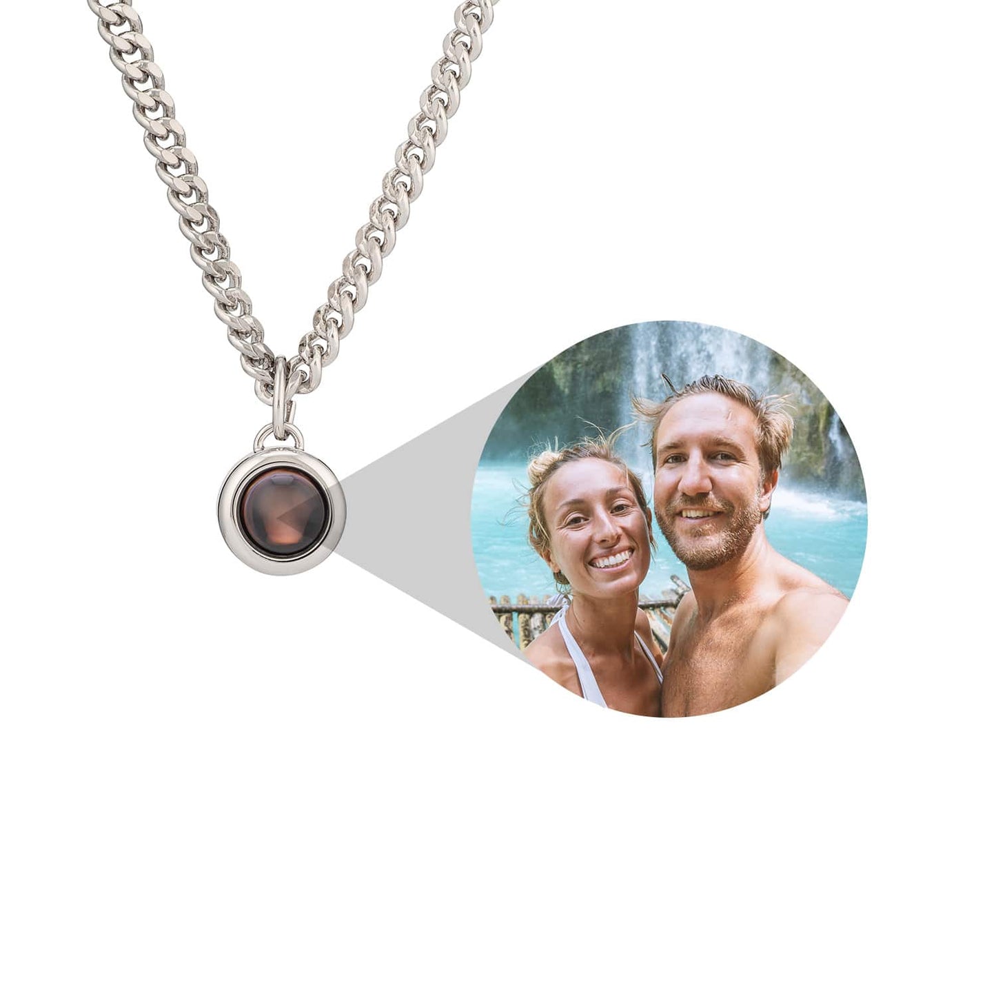 Collar cadena con Foto Personalizada