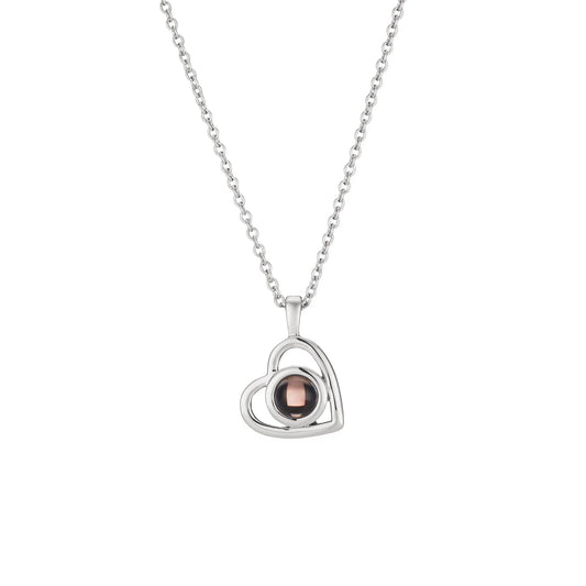 Collar corazon con foto personalizada