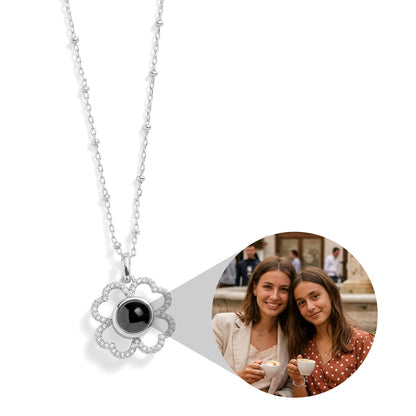 Collar Trébol con Foto Personalizada
