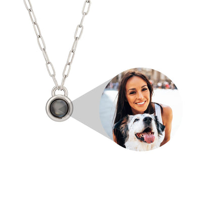 Collar Clip de Papel con Foto Personalizada